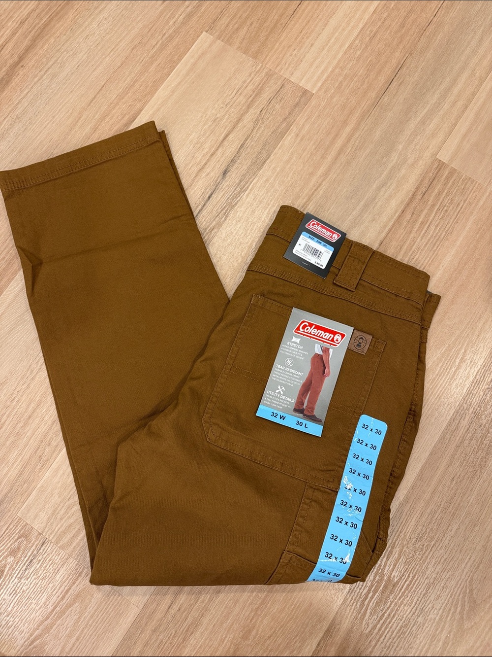 Coleman Brown Men's utility pants  32x30